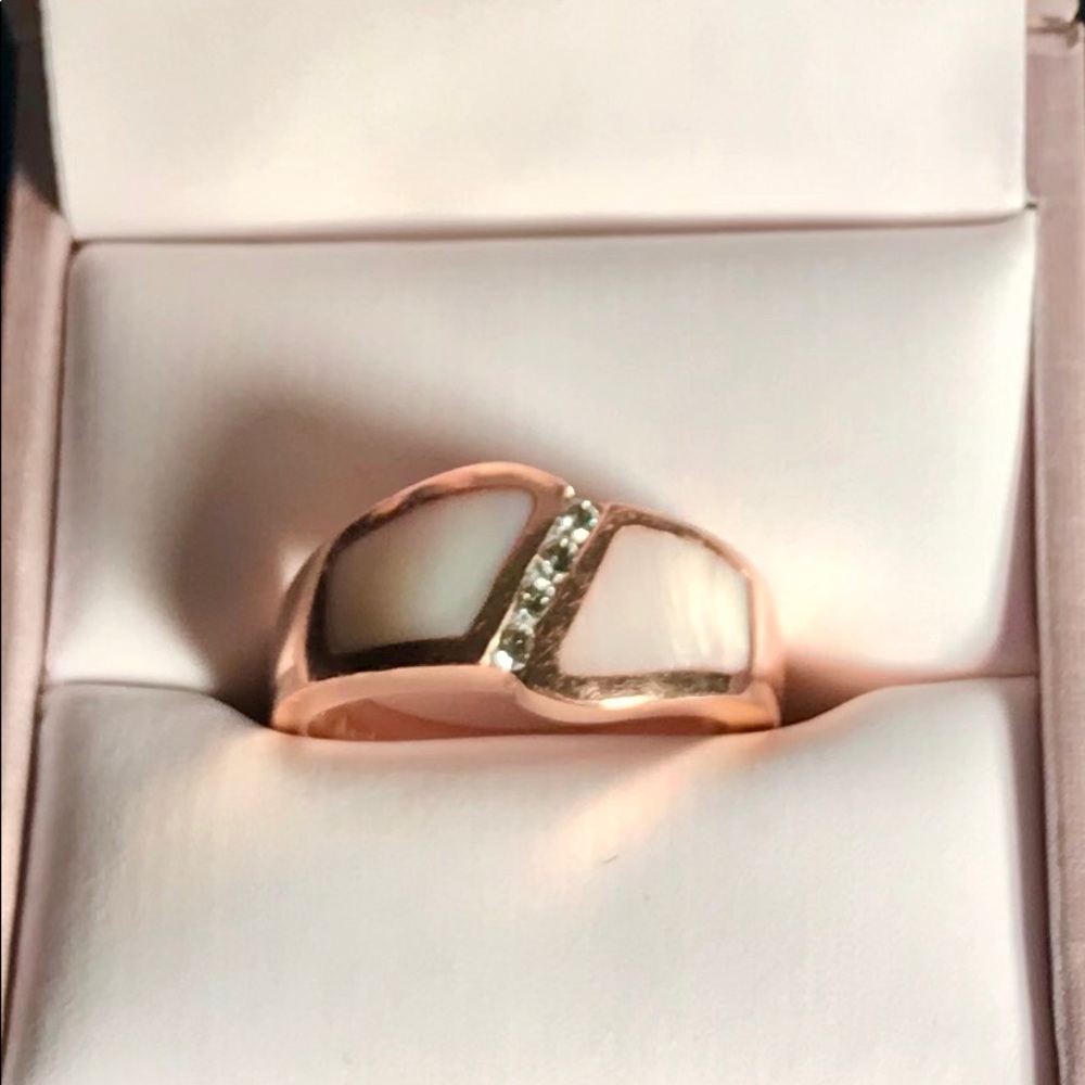 14K Gold Opal plated women’s ring